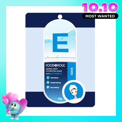 FOODAHOLIC Mặt Nạ Foodaholic Derma Deep Hydrating Mask With Vitamin E Aqua Cấp Nước 23g image