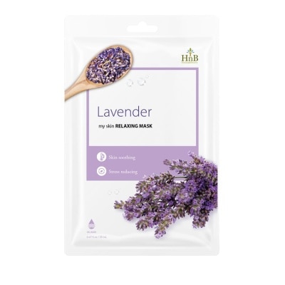 HNB Mặt Nạ HNB My Skin Relaxing Mask Lavender Dưỡng Da Chiết Xuất Hoa Oải Hương 21ml/21g