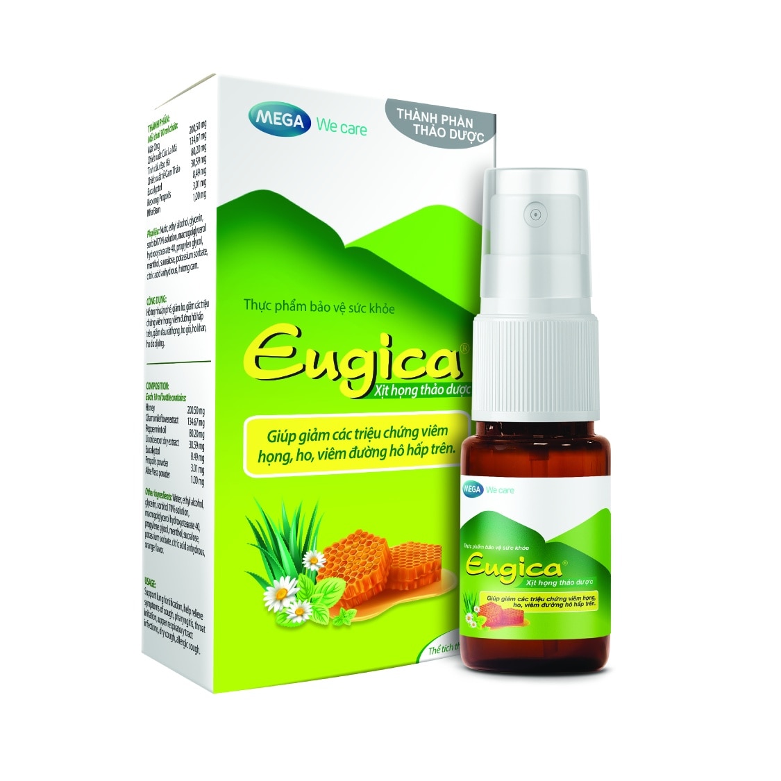 MouthSpray Relieve Symptoms Of Sore Throat, Cough and Upper Respiratory Tract Infections 10ml
