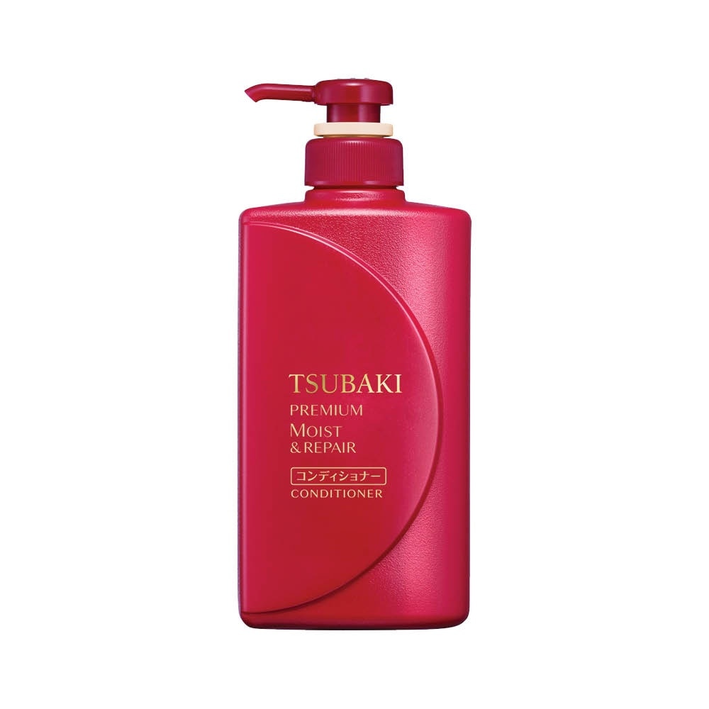 Dầu Xả Tsubaki Premium Moist Conditioner Dưỡng Tóc Bóng Mượt 490ml