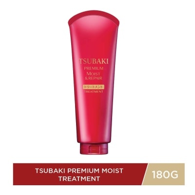 TSUBAKI Kem Xả Tsubaki Premium Moist Treatment Dưỡng Tóc Bóng Mượt 180g