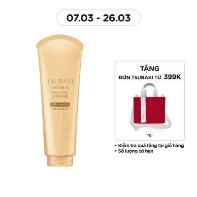 TSUBAKI Kem Xả Tsubaki Premium Repair Treatment Phục Hồi Hư Tổn 180g