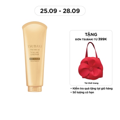 TSUBAKI Kem Xả Tsubaki Premium Repair Treatment Phục Hồi Hư Tổn 180g
