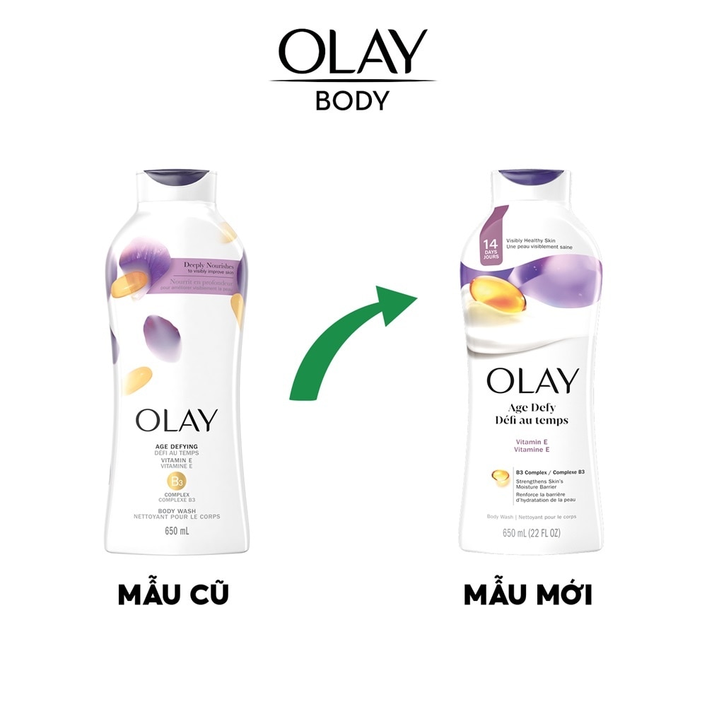 Body Wash Age Defying With Vitamin E Lock-in-Moisture 650ml