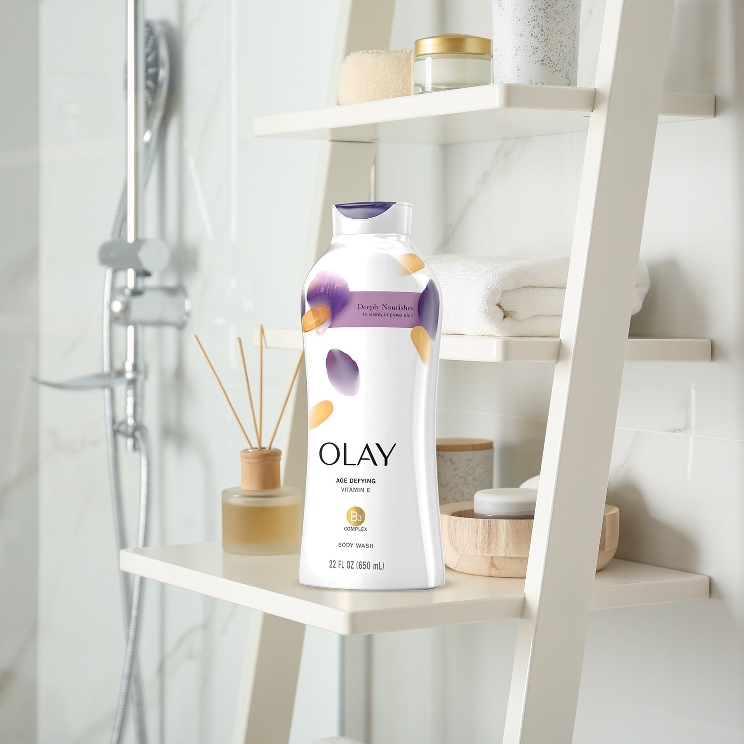 Sữa Tắm Olay Age Defying With Vitamin E Chống Lão Hóa 650ml