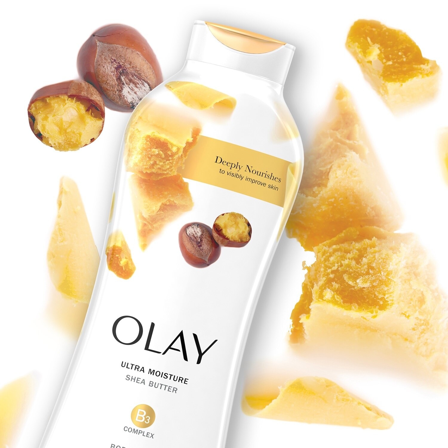 Sữa Tắm Olay Ultra Moisture Shea Butter Lock-in-Moisture Bơ Hạt Mỡ Dưỡng Ẩm 650ml