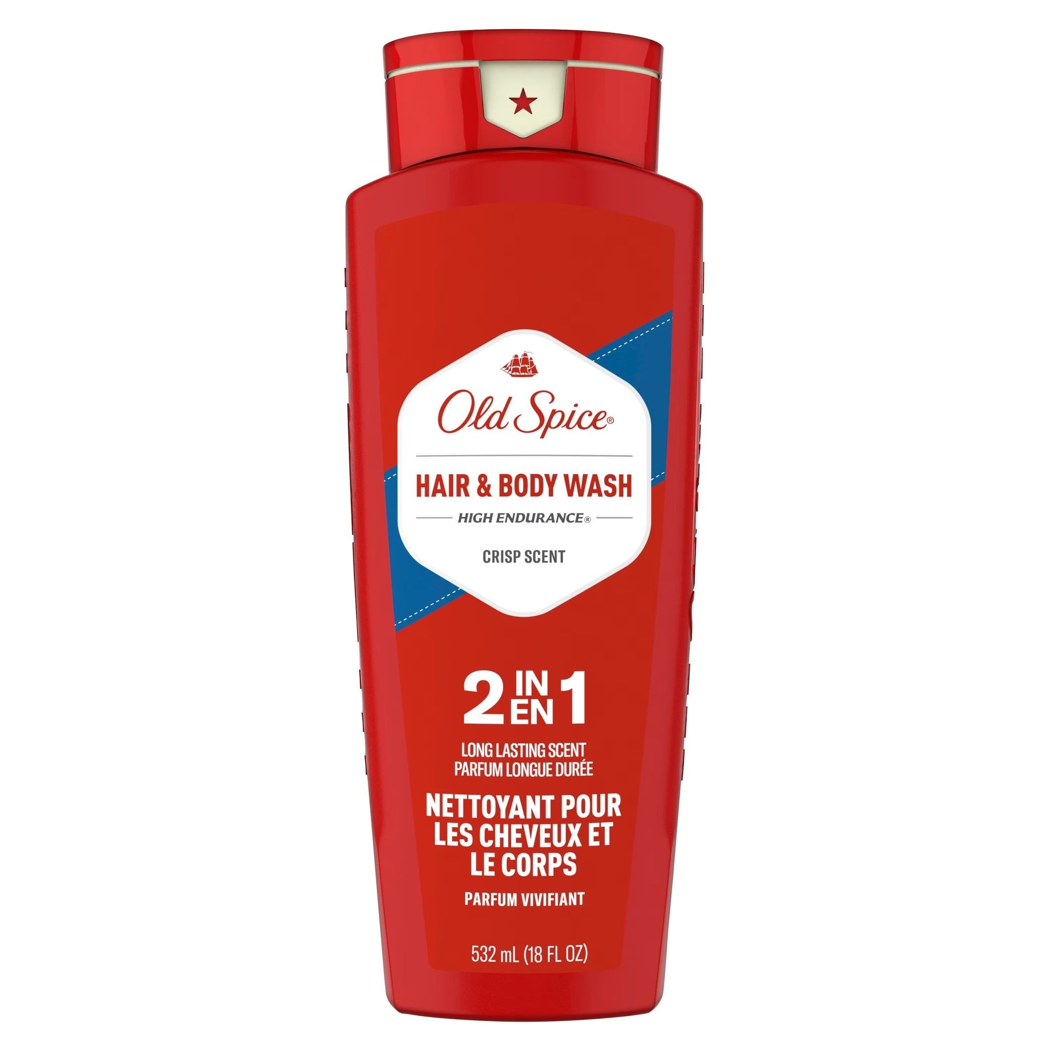 Dầu Gội Và Sữa Tắm Old Spice High Endurance Crisp Scent 2in1 532ml