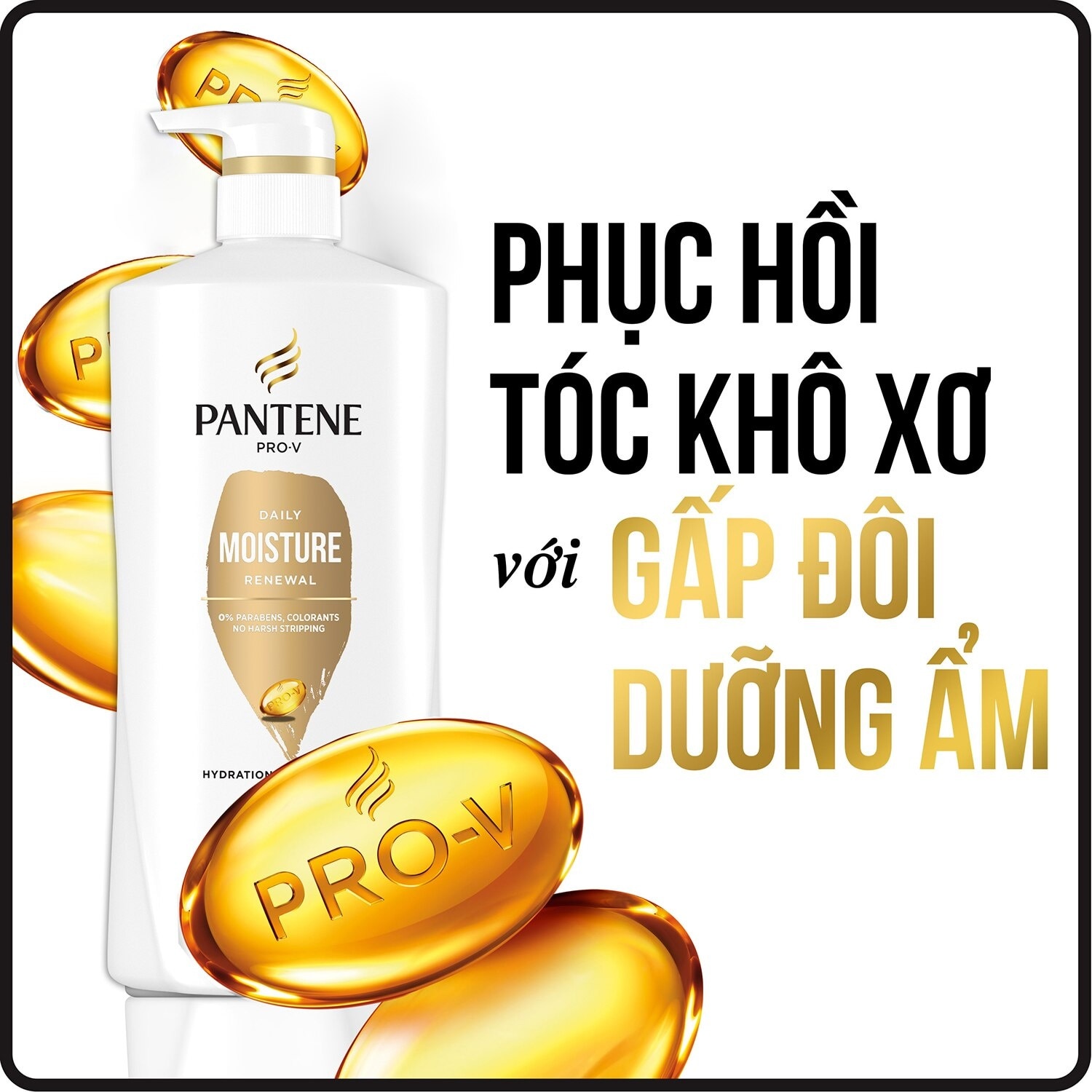 Dầu Gội Pantene Daily Moisture Renewal 24Hr Hydration 700ml