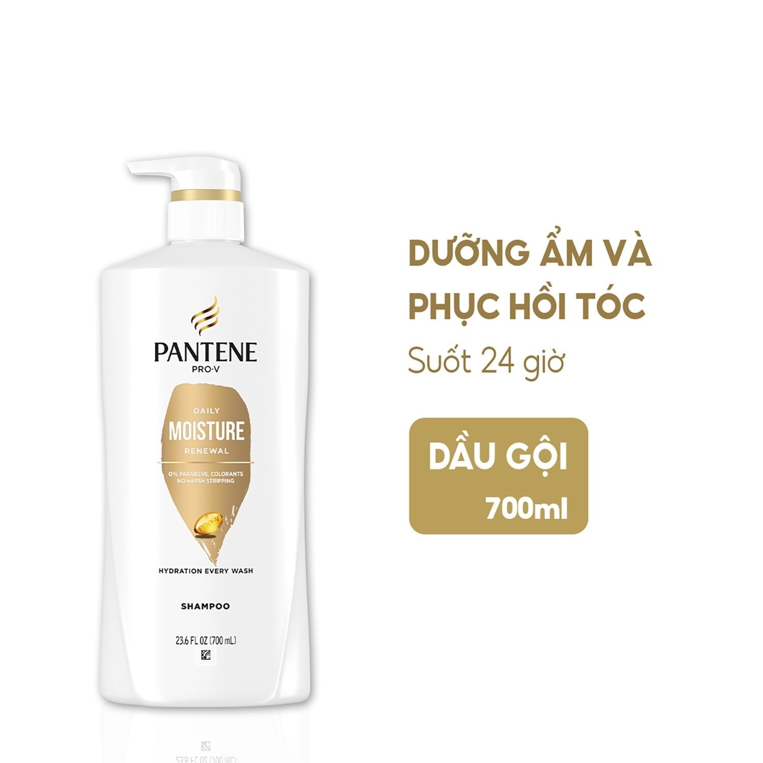 Dầu Gội Pantene Daily Moisture Renewal 24Hr Hydration 700ml