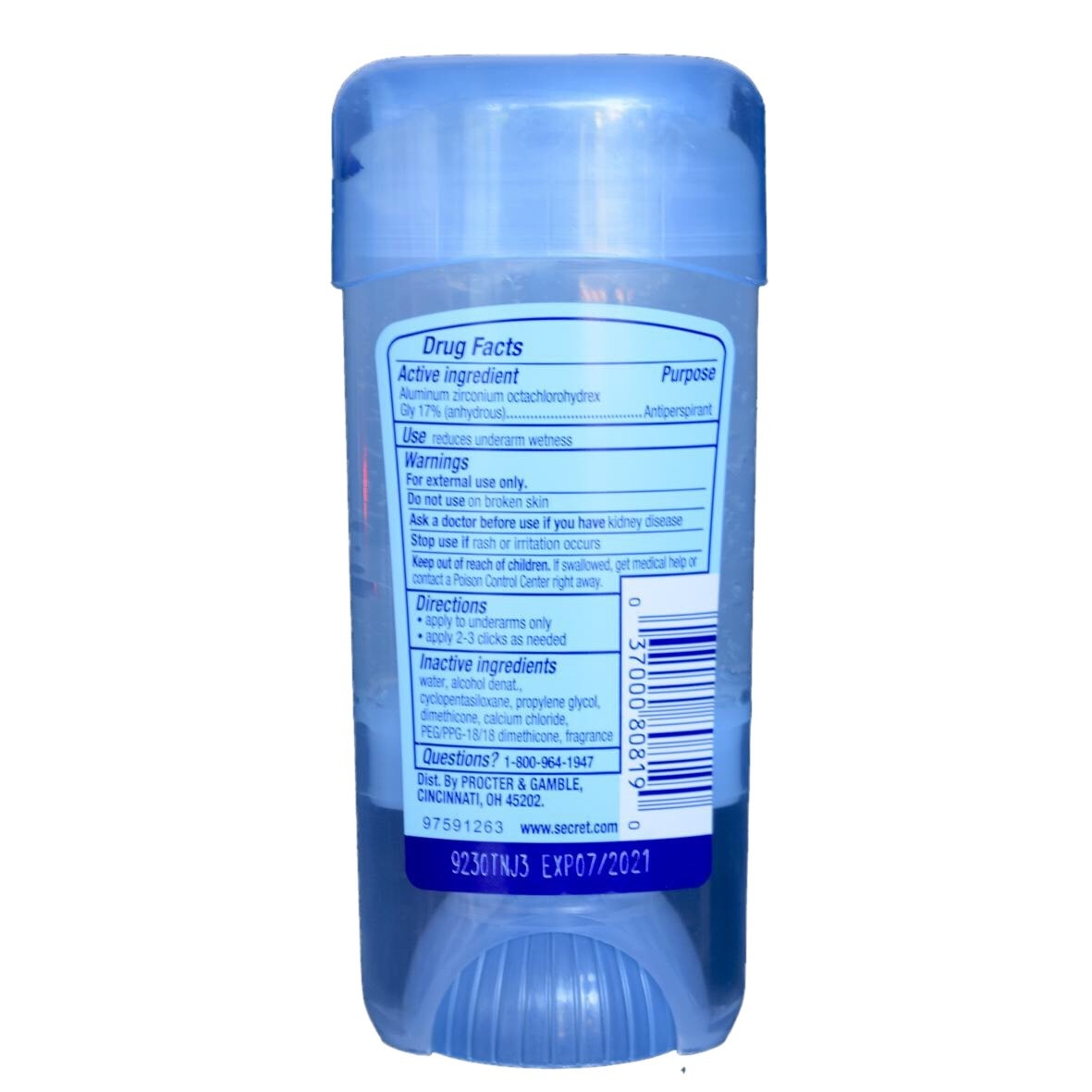 Gel Khử Mùi Secret Outlast Protecting Powder Dành Cho Nữ 73g