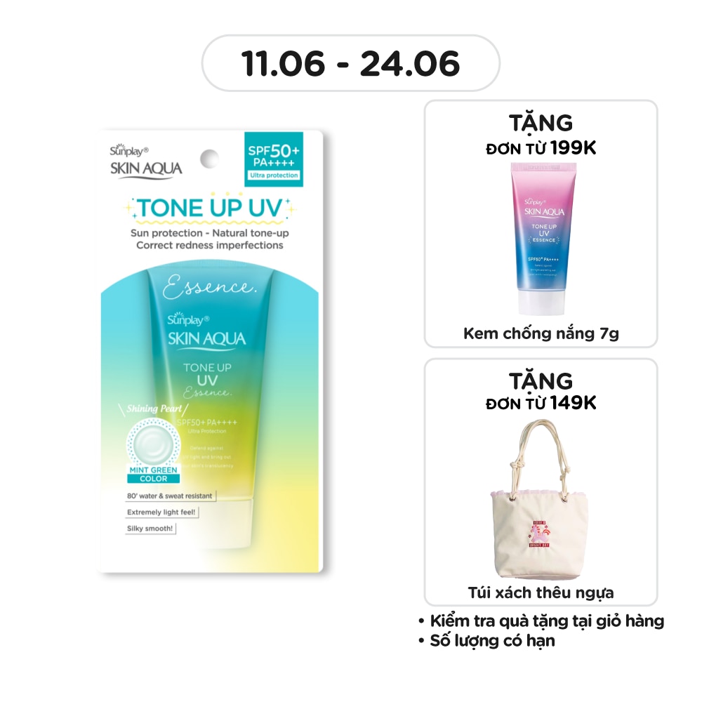 Skin Aqua Tone Up UV Essence SPF50+ PA++++ Pure & Radiant Skin 50g
