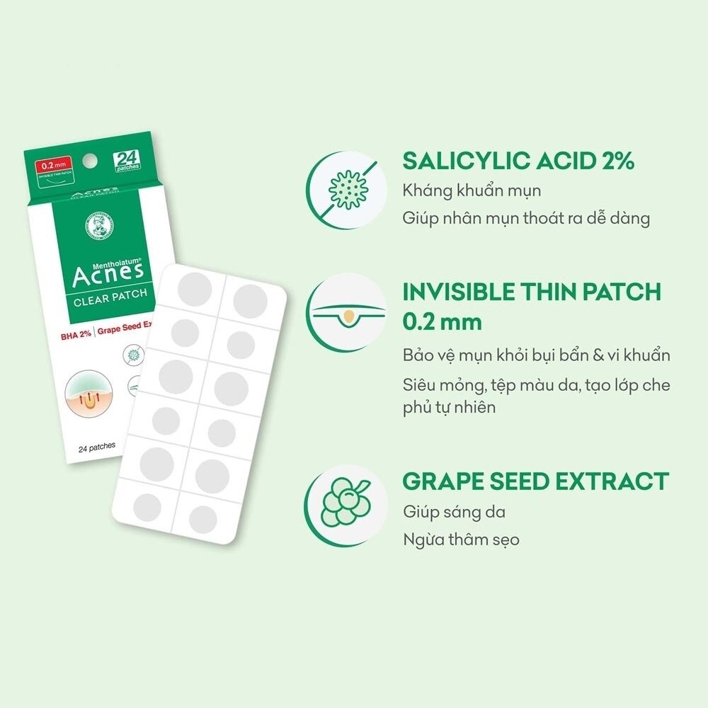 Clear Patch Clear Acne & Anti-Bacteria 24pcs