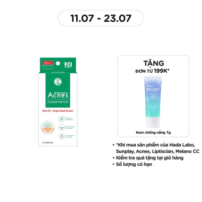 ACNES Clear Patch Clear Acne & Anti-Bacteria 24pcs