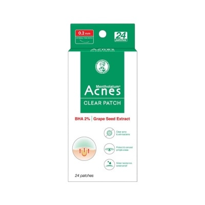 ACNES Miếng Dán Mụn Acnes Clear Patch Clear Acne & Anti-Bacteria 24 Miếng ( 2 Gói x 12 Miếng + 1 Nhíp )