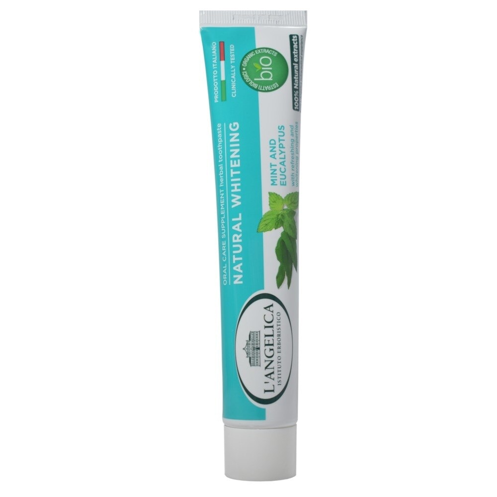 Kem Đánh Răng Thảo Mộc L'Angelica Mint & Eucalyptus Natural Witening Trắng Sáng 75ml