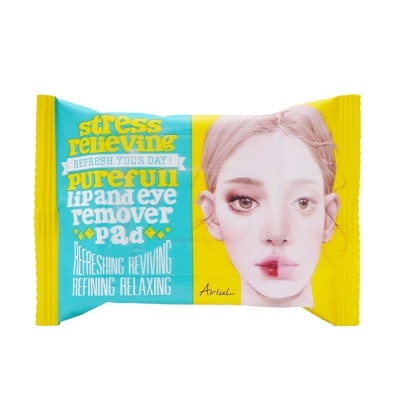 ARIUL Bông Tẩy Trang Ariul Stress Relieving Purefull Lip & Eye Remover Pad 55g