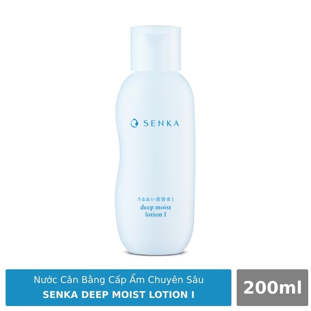 Nước Cân Bằng Senka Deep Moist Lotion I Dưỡng Ẩm Chuyên Sâu 200ml