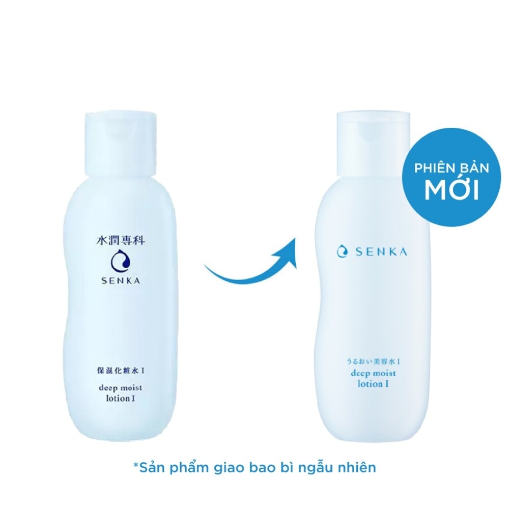 Nước Cân Bằng Senka Deep Moist Lotion I Dưỡng Ẩm Chuyên Sâu 200ml