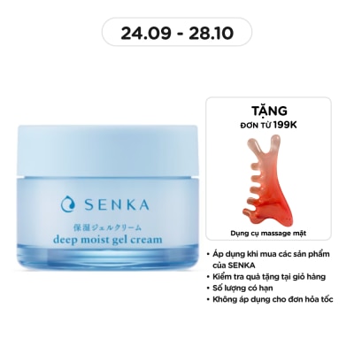 SENKA Kem Dưỡng Cấp Ẩm Senka Deep Moist Gel Cream Chuyên Sâu Dạng Gel 50g image