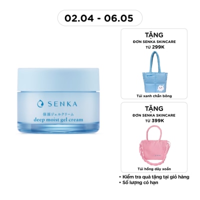 SENKA - Kem Dưỡng Cấp Ẩm Senka Deep Moist Gel Cream Chuyên Sâu Dạng Gel 50g