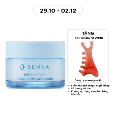 SENKA Kem Dưỡng Cấp Ẩm Senka Deep Moist Gel Cream Chuyên Sâu Dạng Gel 50g image