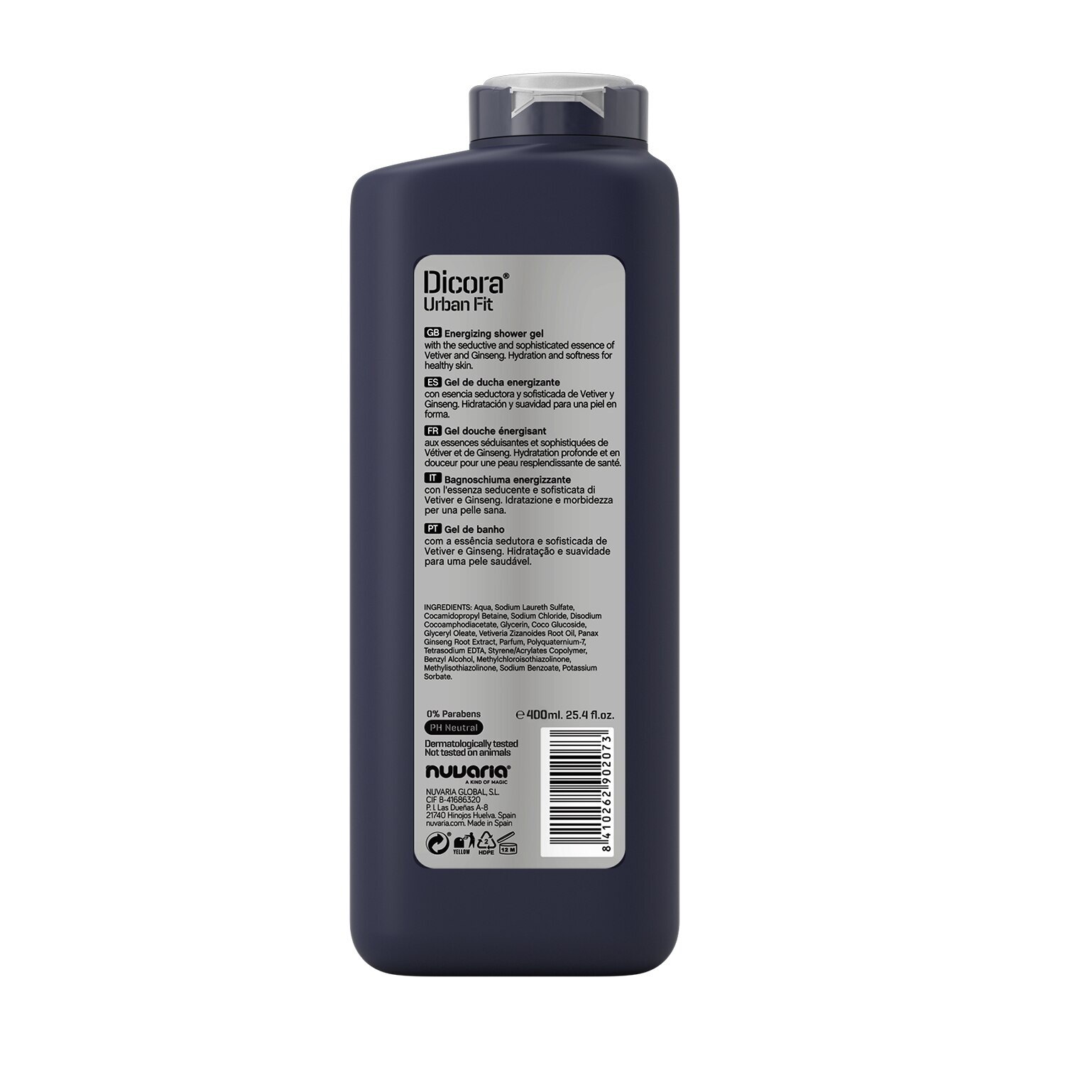 Buy DICORA URBAN FIT, Dicora Urban Fit Shower Gel Energy Nutritive