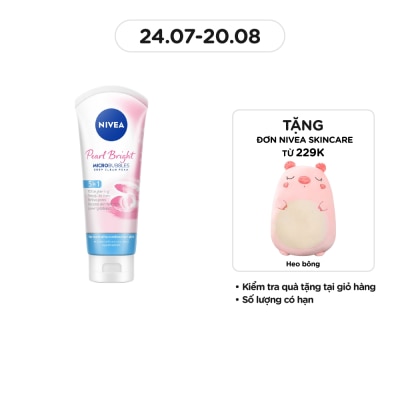 NIVEA Facial Foam Pearl White Micro Bubbles Deep Clean 100g