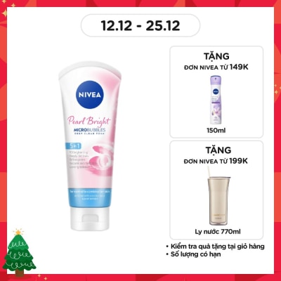 NIVEA Facial Foam Pearl White Micro Bubbles Deep Clean 100g