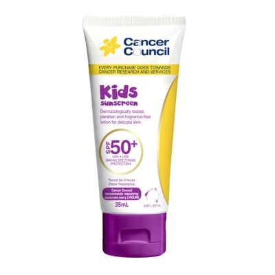 CANCER COUNCIL Kem Chống Nắng Cancer Council Kids Dành Cho Trẻ Em SPF50+ UVA-UVB 35ml