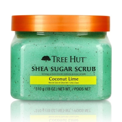 TREE HUT Tẩy Tế Bào Chết Cơ Thể Tree Hut Shea Sugar Scrub Coconut Lime Trẻ Hóa Da Và Se Lỗ Chân Lông 510g