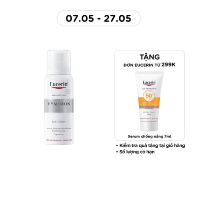 EUCERIN - Xịt Dưỡng Ẩm Eucerin Làm Giảm Nếp Nhăn Hyaluron Mist Spray 50ml