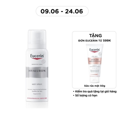 EUCERIN - Xịt Dưỡng Ẩm Eucerin Làm Giảm Nếp Nhăn Hyaluron Mist Spray 50ml
