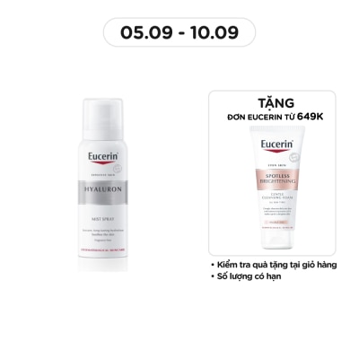 EUCERIN Xịt Dưỡng Ẩm Eucerin Làm Giảm Nếp Nhăn Hyaluron Mist Spray 50ml
