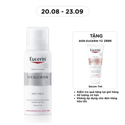 EUCERIN - Xịt Dưỡng Ẩm Eucerin Làm Giảm Nếp Nhăn Hyaluron Mist Spray 50ml image