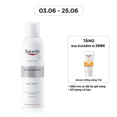 EUCERIN Xịt Dưỡng Ẩm Eucerin Làm Giảm Nếp Nhăn Hyaluron Mist Spray 150ml