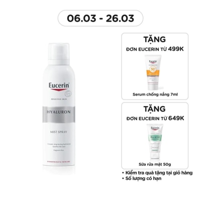 EUCERIN Xịt Dưỡng Ẩm Eucerin Làm Giảm Nếp Nhăn Hyaluron Mist Spray 150ml