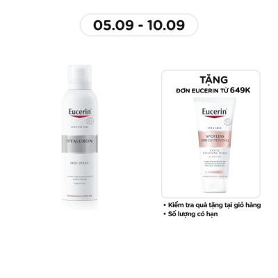 EUCERIN Xịt Dưỡng Ẩm Eucerin Làm Giảm Nếp Nhăn Hyaluron Mist Spray 150ml