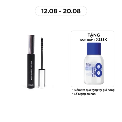 BOM Mascara Bom Wonderproof Long& Curl Dài Cong Mi Cỡ C 8g .#01 Super Black