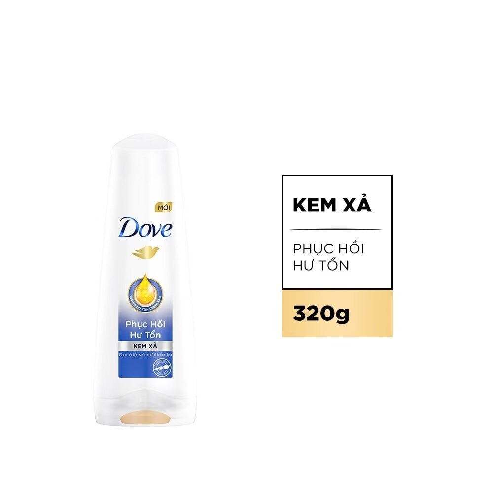 Kem Xả Dove Nutritive Solutions Phục Hồi Hư Tổn 320g