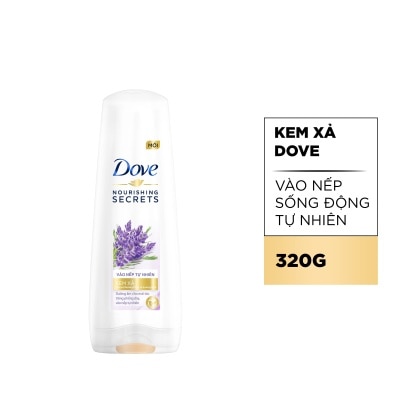 DOVE Kem Xả Dove Nourishing Secrets Vào Nếp Sống Động Tự Nhiên 320g
