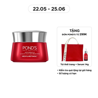 POND'S Kem Dưỡng Da Pond'S Age Miracle Day Cream Chống Lão Hóa SPF18 45g