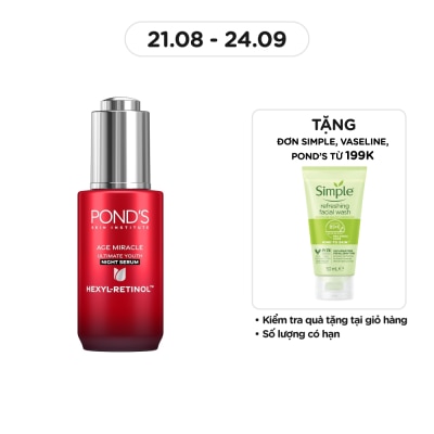 POND'S Tinh Chất Pond'S Age Miracle Double Action Serum Ngăn Ngừa Lão Hóa 30g