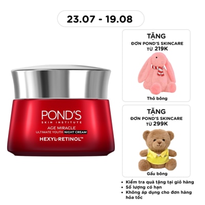 POND'S - Kem Dưỡng Da Pond'S Age Miracle Night Cream Chống Lão Hóa Ban Đêm 45g image