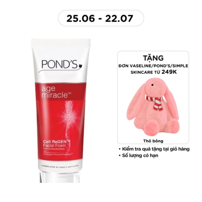 POND'S - Sữa Rửa Mặt Pond'S Age Miracle Ngăn Ngừa Lão Hóa 100g