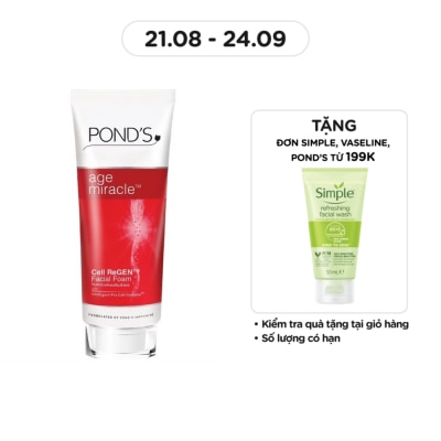 POND'S Sữa Rửa Mặt Pond'S Age Miracle Ngăn Ngừa Lão Hóa 100g