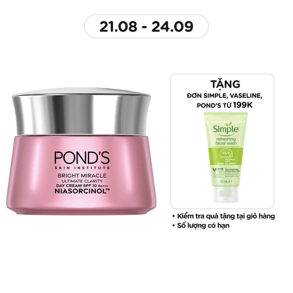 Kem Dưỡng Da Pond'S White Beauty Super Cream SPF30 PA+++ Chống Nắng Ban Ngày 45g