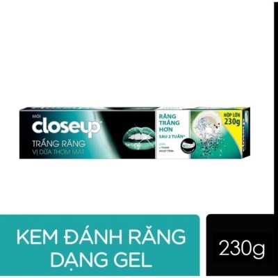 CLOSEUP Closeup White Attraction Natural Glow Coconut & Charcoal 230g