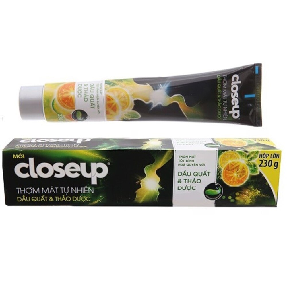 Closeup Toothpaste Fresh Attraction Madarin Oil & Refreshing Herbal 230g