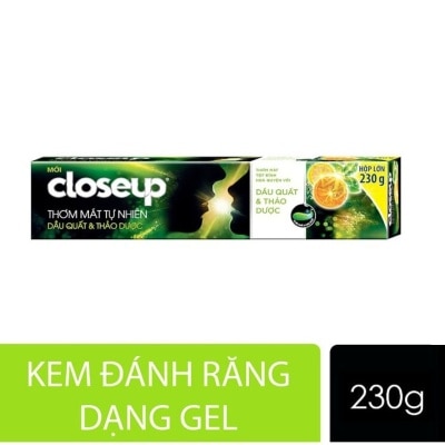 CLOSEUP Kem Đánh Răng Closeup Dầu Quất & Thảo Dược 230g