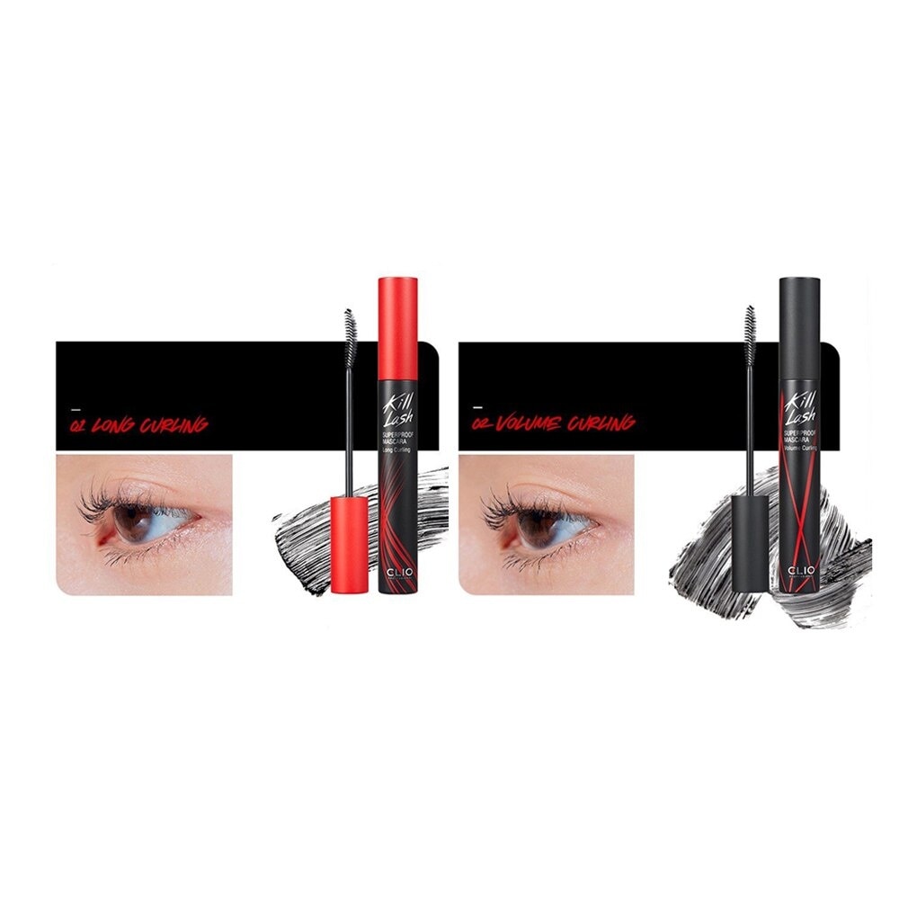 Mascara Kill Lash Superproof 7g .#01 Long Curling